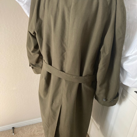 Bill Blass Men’s overcoat with zip out liner in forest green - size 46 - cool - Picture 2 of 8
